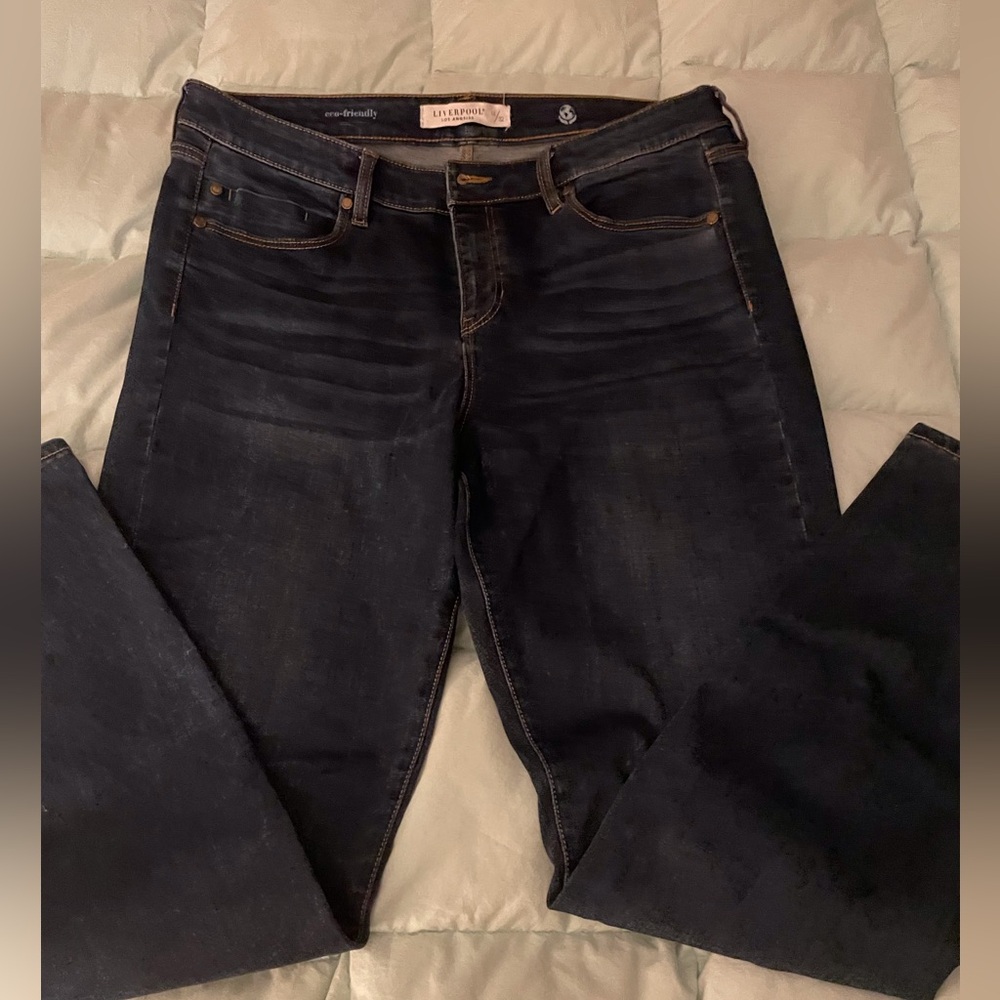 Liverpool Jeans Company Midnight Blue Women's Straight Leg Jeans